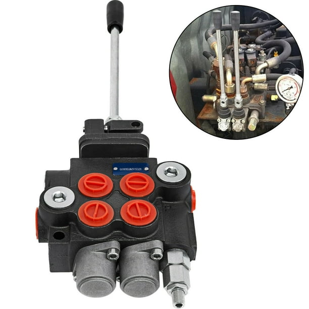 Hydraulic Directional Control Valve Tractor Loader w// Joystick 11 GPM 2 Spool